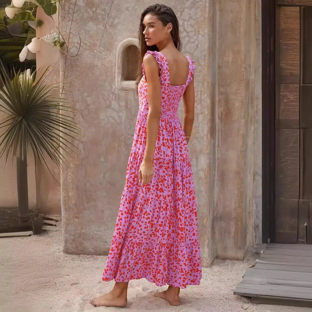 Maxi Floral Print  Dresses For Women