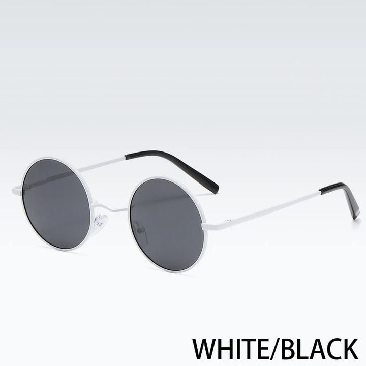 Retro Round Polarized Sunglasses | UV400 Metal Frame Unisex