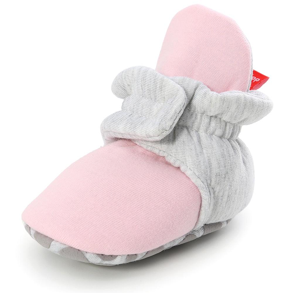 Newborn Baby Socks Shoes Boy Girl Star Toddler First Walkers Booties-Shoe-Bennys Beauty World