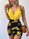 Summer Elegant Floral Slim Mini Dress For Women-Dresses-Bennys Beauty World