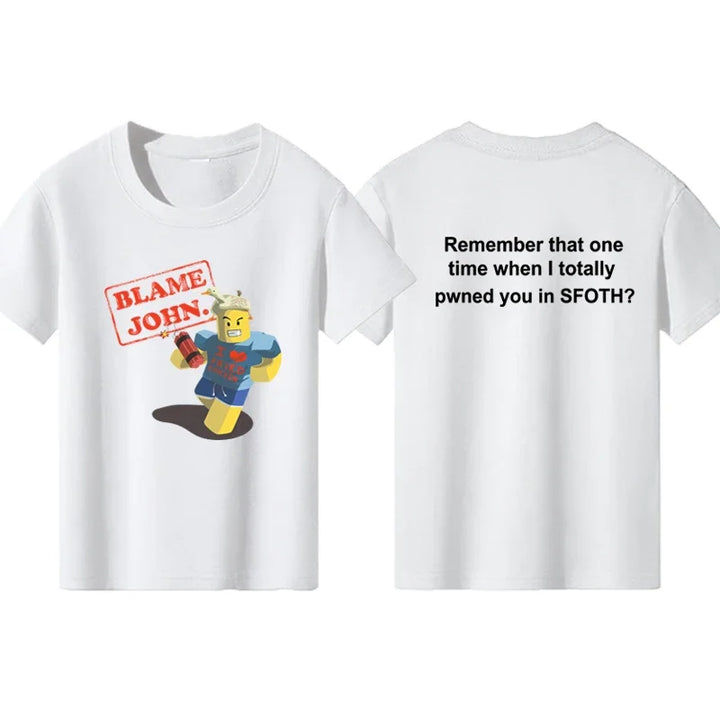 Kids Printed Graphic T-Shirt | Boys &amp; Girls Summer Casual Tee | Ages 7–13