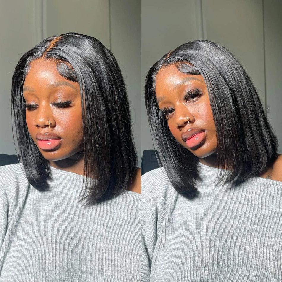 Straight BOB Wigs for Women Pre Plucked T Part Lace Wigs-Wig-Bennys Beauty World
