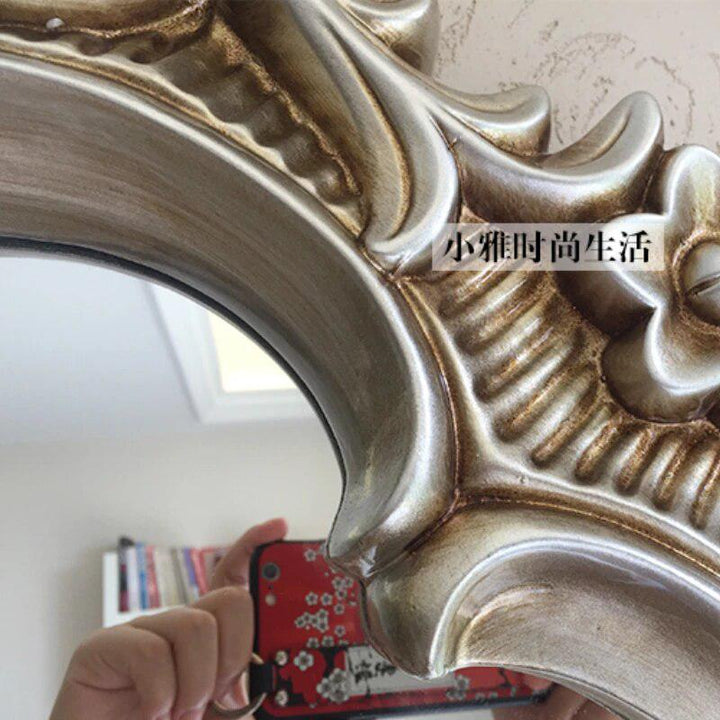 Large Decorative Mirror Wall Hanging Glasses Vintage Aesthetic Bathroom Decorative Mirror Makeup Specchio Da Parete Home Decor-Arlik interiors