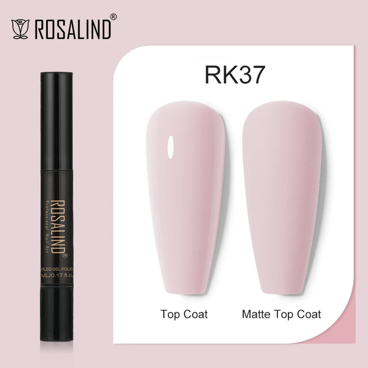 ROSALIND Nail Gel Pen Nail Gel Polish Soak Off UV LED Top Coat