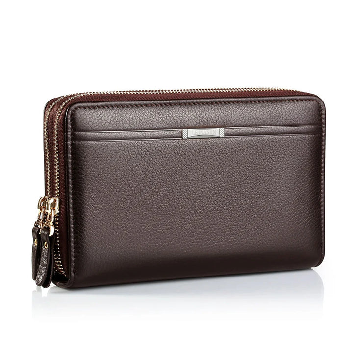 Leather Clutch Bag for Men Long Wallet Fashion Luxury Purse-purse-Bennys Beauty World