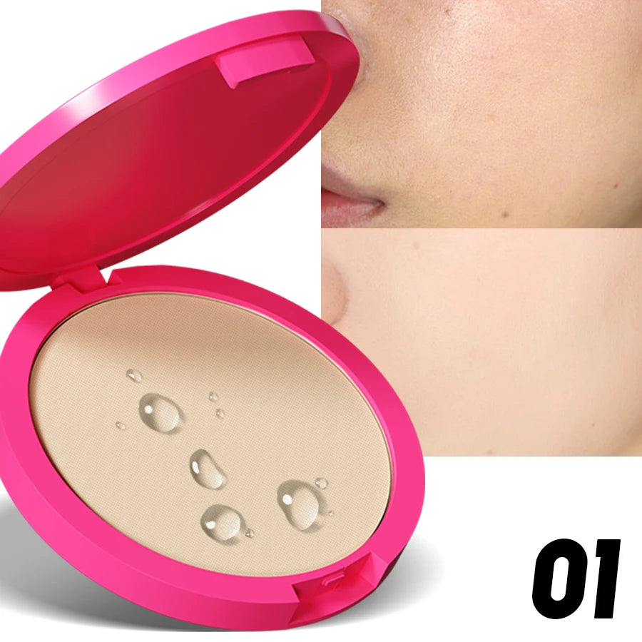 Natural Matte Pressed Powder Oil Control Brightening
