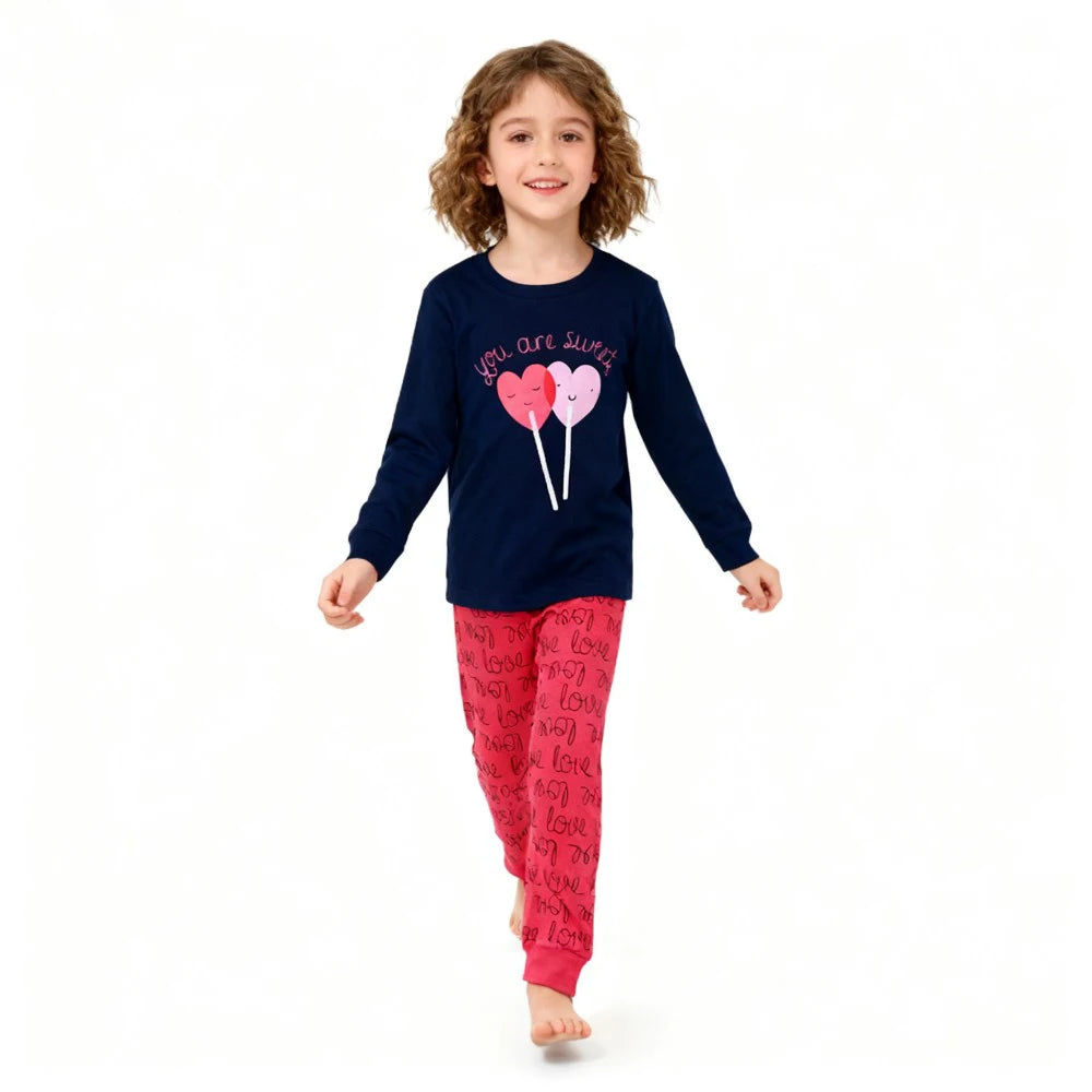 Kids Animal Print Long-Sleeve Pyjama Set | Boys &amp; Girls Sleepwear | Ages 2–7