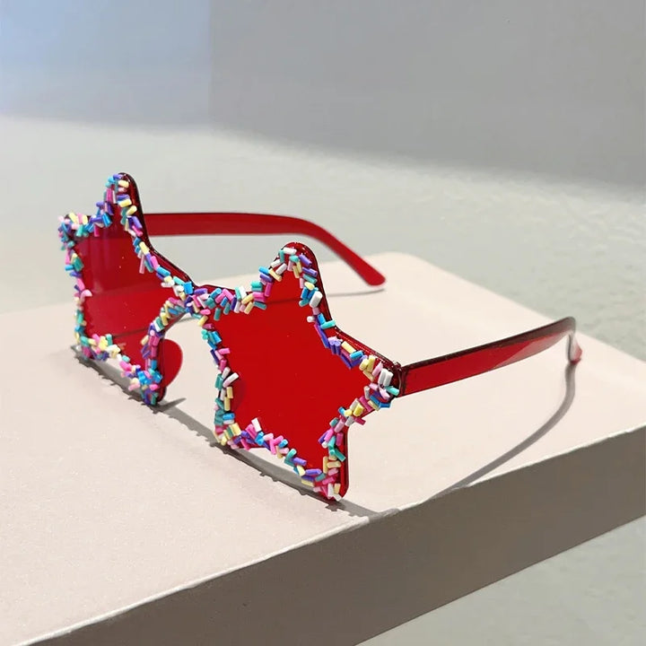 Star-Shaped Sunglasses | UV400 Gradient Beach &amp; Party Shades