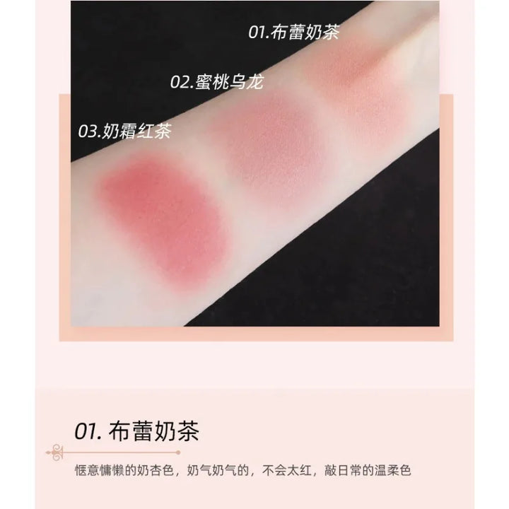 Three-colour Blush Natural Color