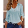 Women's Long Sleeve V-Neck Tops