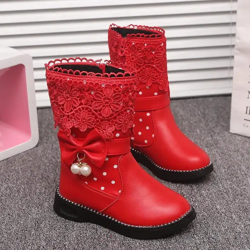 Girls Fashion Boots Childrens Snow Boots-Bennys Beauty World