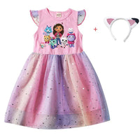 Cartoon Baby Girl Party Dresses-Dresses-Bennys Beauty World
