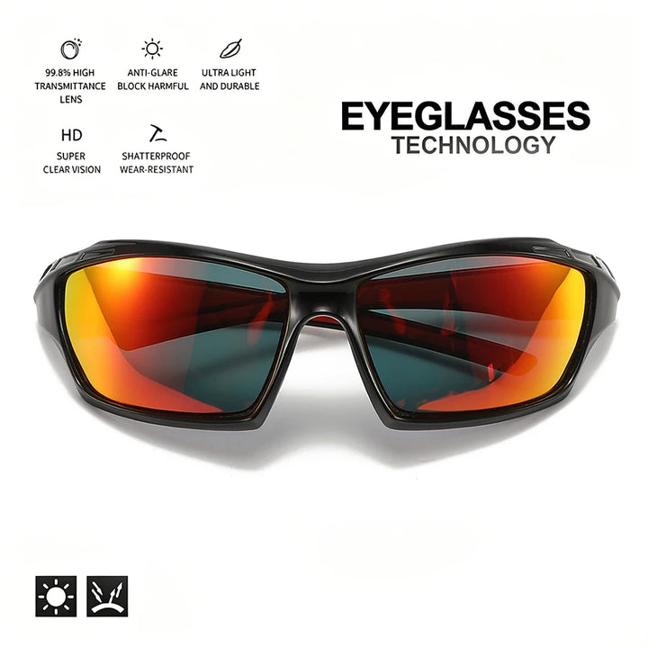 Polarized UV400 Sports Sunglasses – Oval Frame for Men &amp; Women