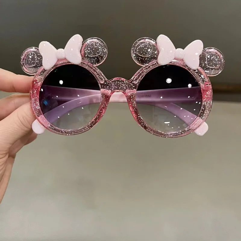 Winful Crystal Bow Sunglasses for Girls – UV400 Kids Eyewear
