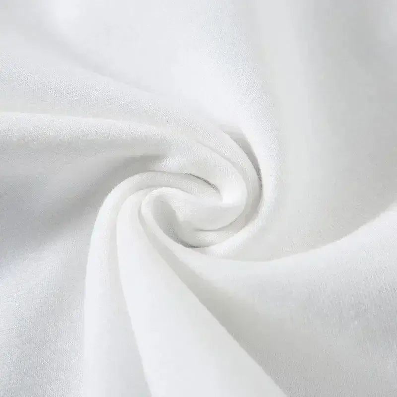 Black White GSM 500g Heavy-duty Pure Cotton T-shirt-T-Shirt-Bennys Beauty World