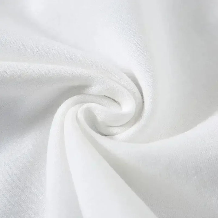 Black White GSM 500g Heavy-duty Pure Cotton T-shirt-T-Shirt-Bennys Beauty World