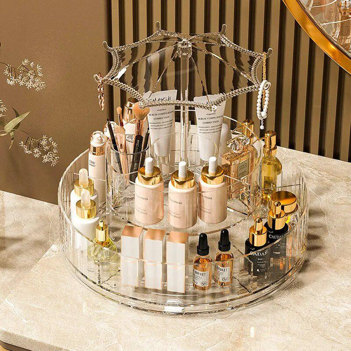 Transparent Cosmetics Storage Box-Arlik interiors