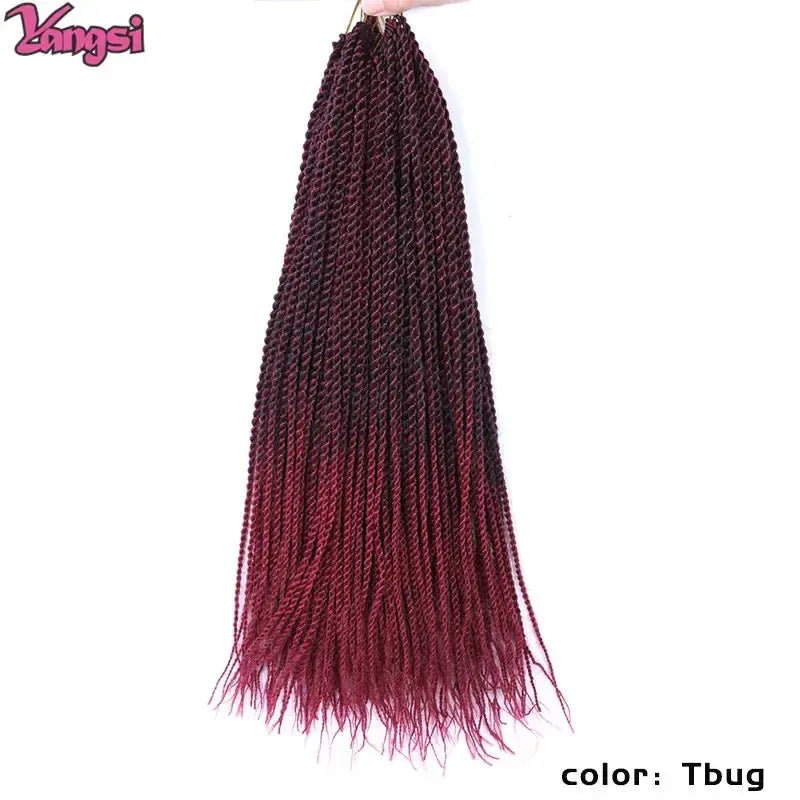 Full Star Pre-Twisted Crochet Braids – 30 Strands/Pack Synthetic Ombre Braiding Hair-braids-Bennys Beauty World