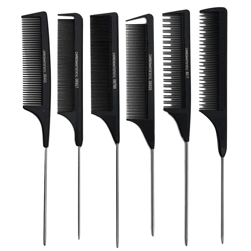 Professional Hair Tail Combs Stainless Steel