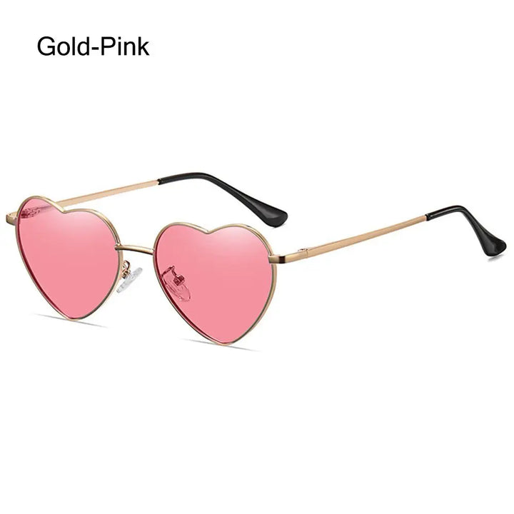 Heart-Shaped Sunglasses for Women | Polarized UV400 Metal Frame
