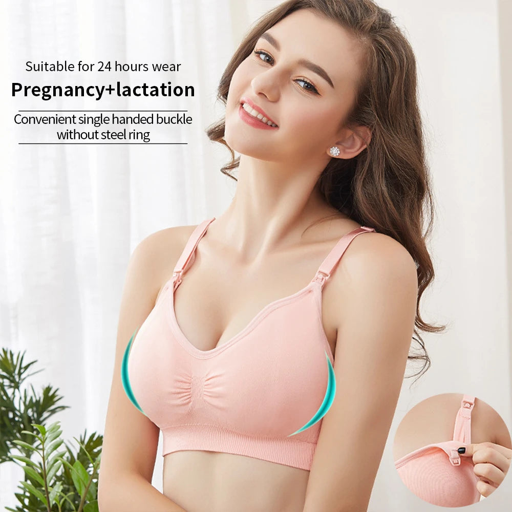 Maternity Nursing Bra No Underwire Breastfeeding Bra