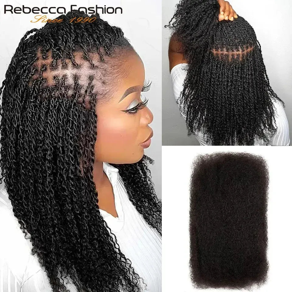 Brazilian Afro kinky Bulk Human Hair For Braiding Remy Hair-Hair Accessories-Bennys Beauty World