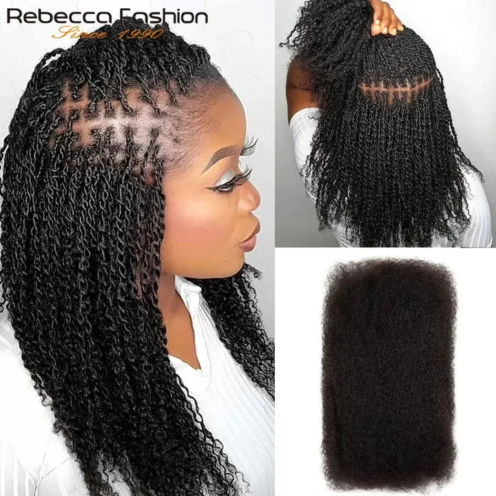 Brazilian Afro kinky Bulk Human Hair For Braiding Remy Hair-Hair Accessories-Bennys Beauty World