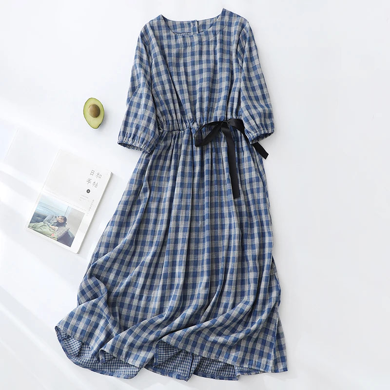 Cotton Linen Bohemian Women Dresses