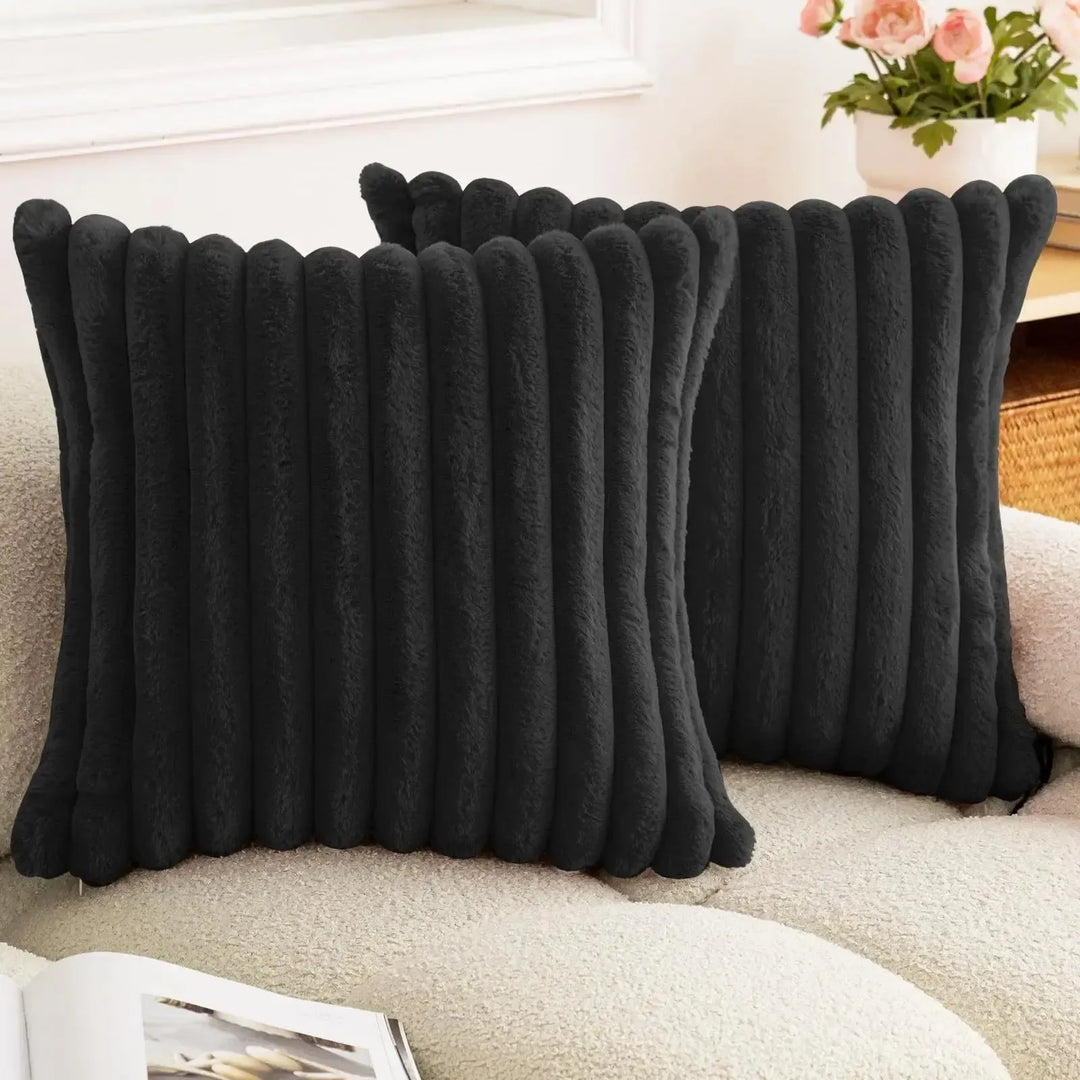 Faux Fur Sofa Cushion Cover - Bennys Beauty World