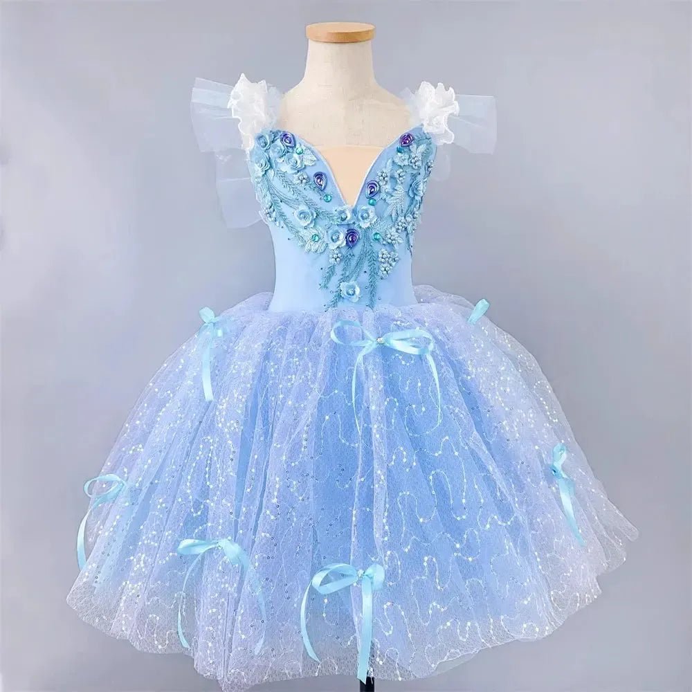 Girls Ballet Tutu Dress – Leotard &amp; Skirt Costume - Bennys Beauty World