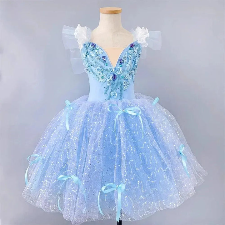 Girls Ballet Tutu Dress – Leotard &amp; Skirt Costume - Bennys Beauty World