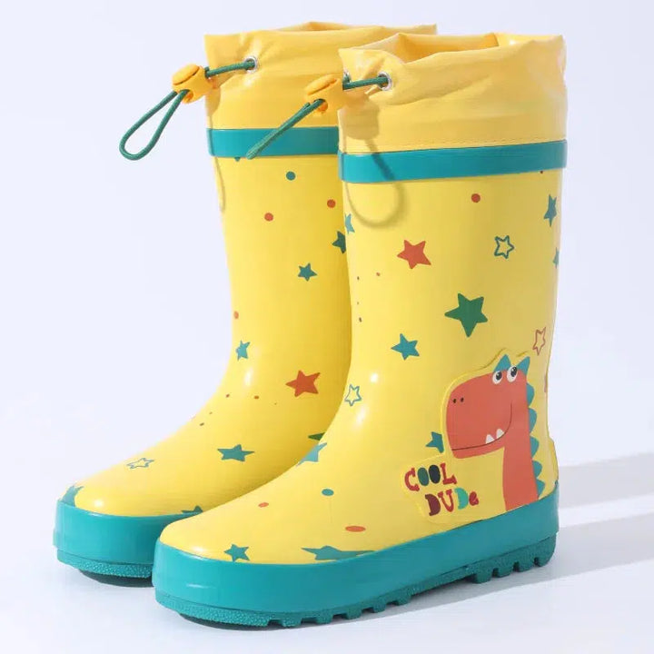 Durable Anti-Slip Rain Boots for Kids Fashionable Cartoon Boots-Shoes-Bennys Beauty World