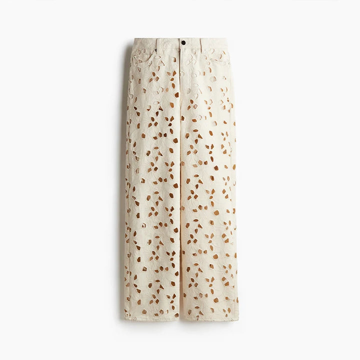 Beaded Women's Denim Jean Pants