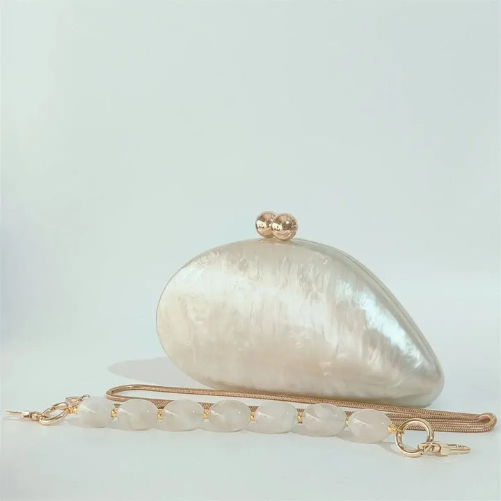 Acrylic Geometric Clutch Bag – Women&