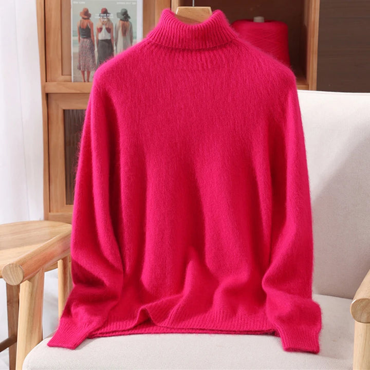 Women’s Cashmere High-Lapel Sweater