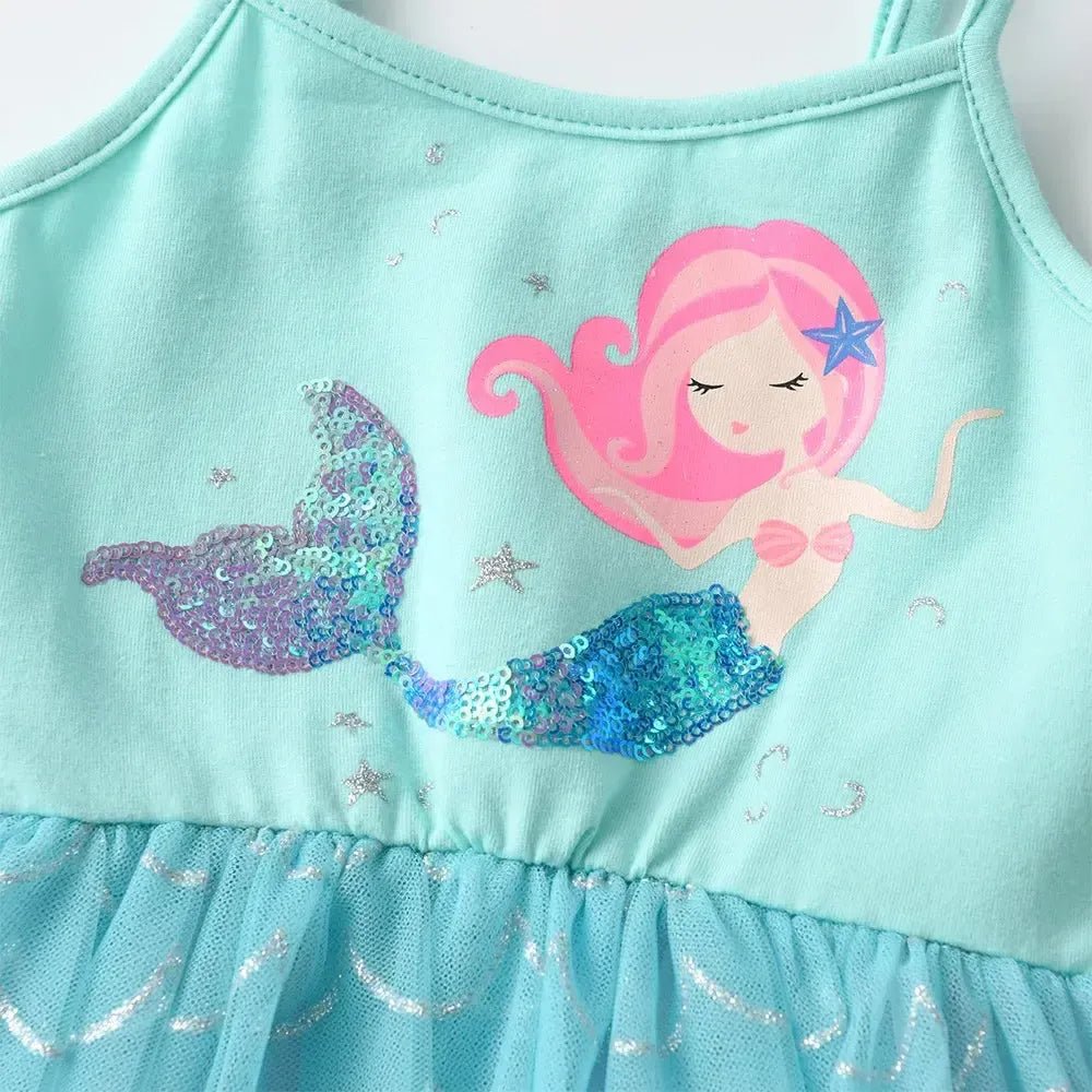 VIKITA Girls Mermaid Princess Dress - Bennys Beauty World