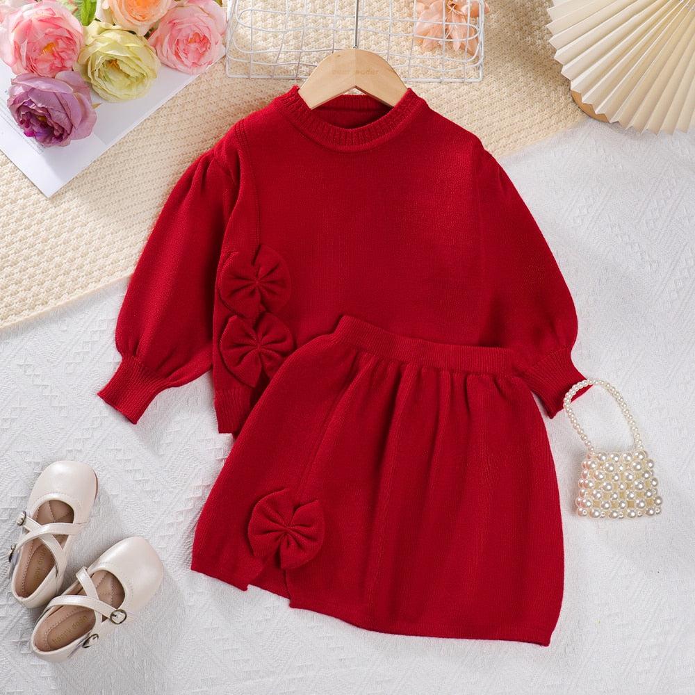 Kids Winter Sweater Dress-Dresses-Bennys Beauty World