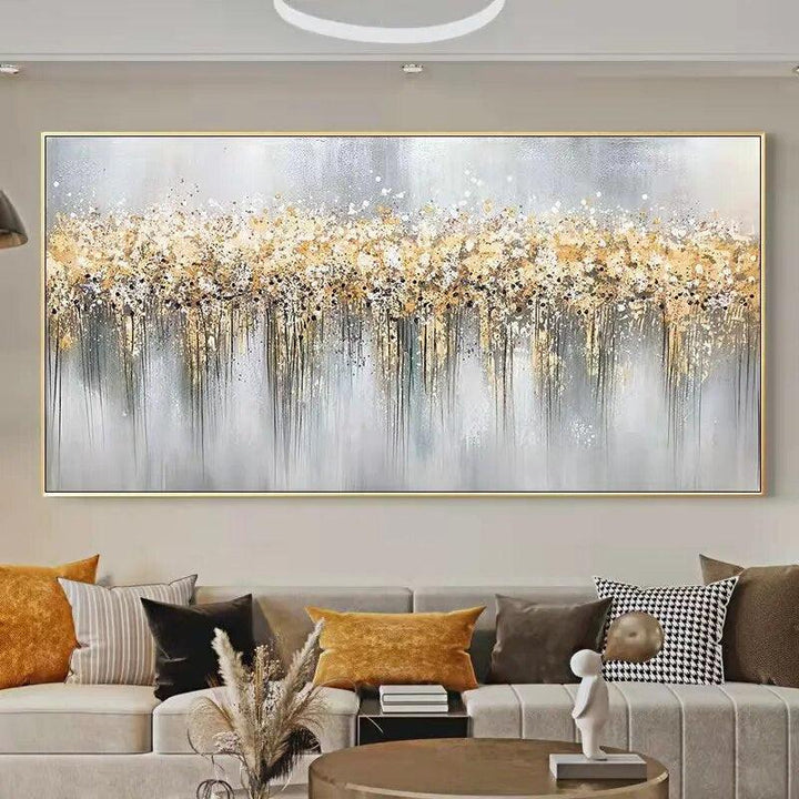 Hand-painted Canvas Abstract Mural-Art-Arlik interiors