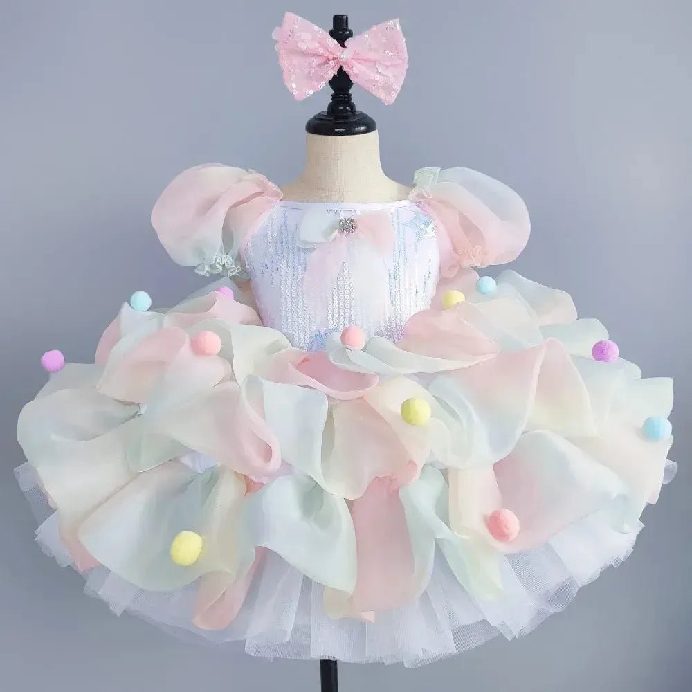 Girls Ballet Tutu Dress – Sleeveless Dance Leotard &amp; Skirt - Bennys Beauty World