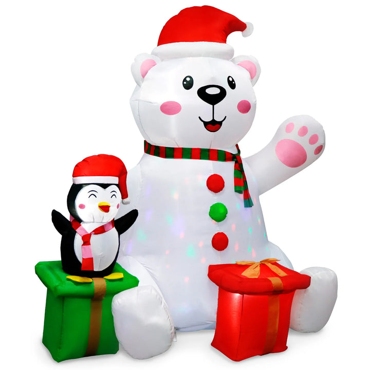 6 FT Christmas Inflatables Outdoor Decorations - Bennys Beauty World
