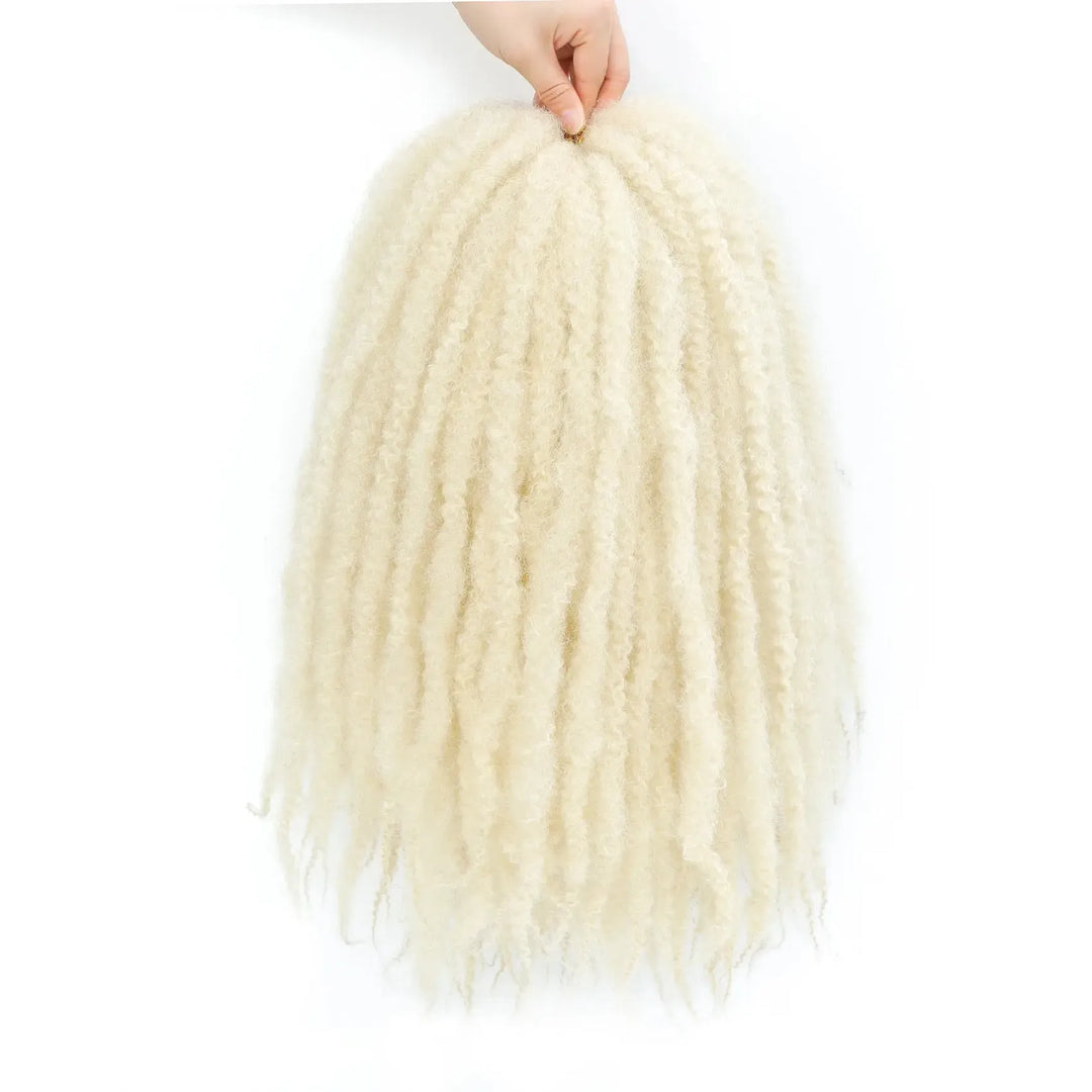 Karida 10-18 Inch Marley Twist Braiding Hair – Kinky Curly Synthetic Crochet Hair-crochet hair-Bennys Beauty World