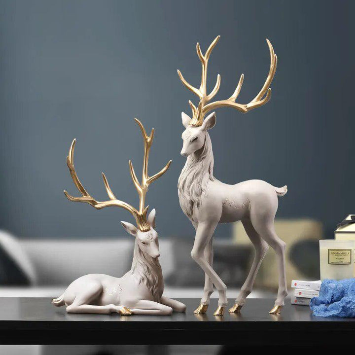 Livingroom Elk Statue Ornaments-Arlik interiors