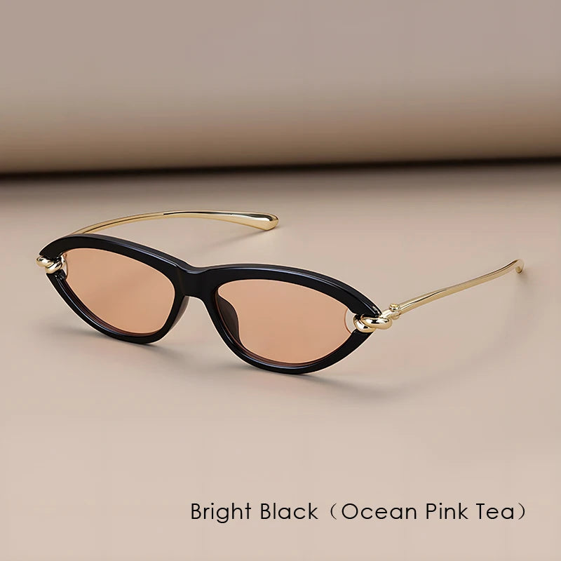 PLAZA DE TORS Cat Eye Sunglasses – UV400 &amp; Anti-Reflective Women&