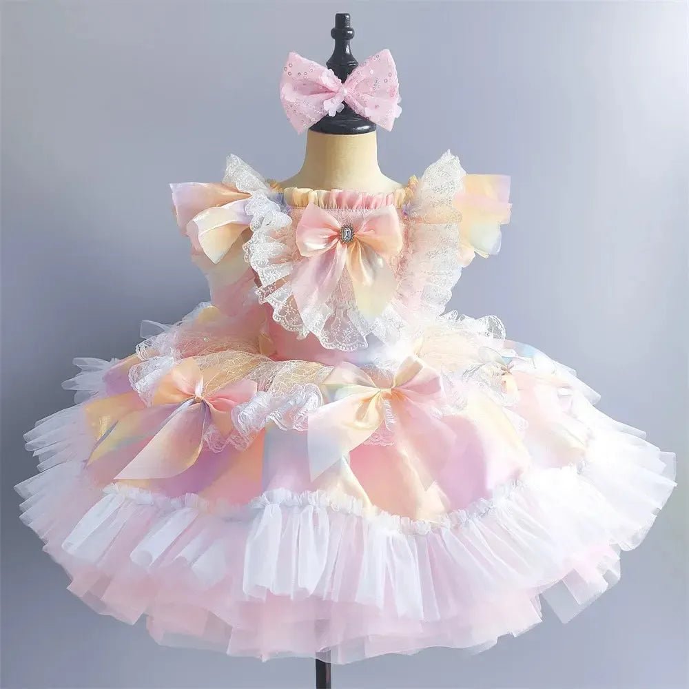 Girls Ballet Tutu Dress – Sleeveless Dance Leotard &amp; Skirt - Bennys Beauty World