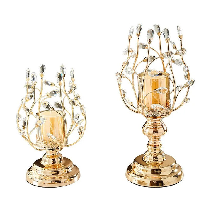 Retro Metal Candlestick Ornaments-Arlik interiors