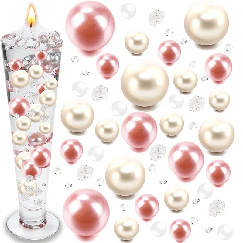 Christmas Vase Filler Beads Floating Pearls