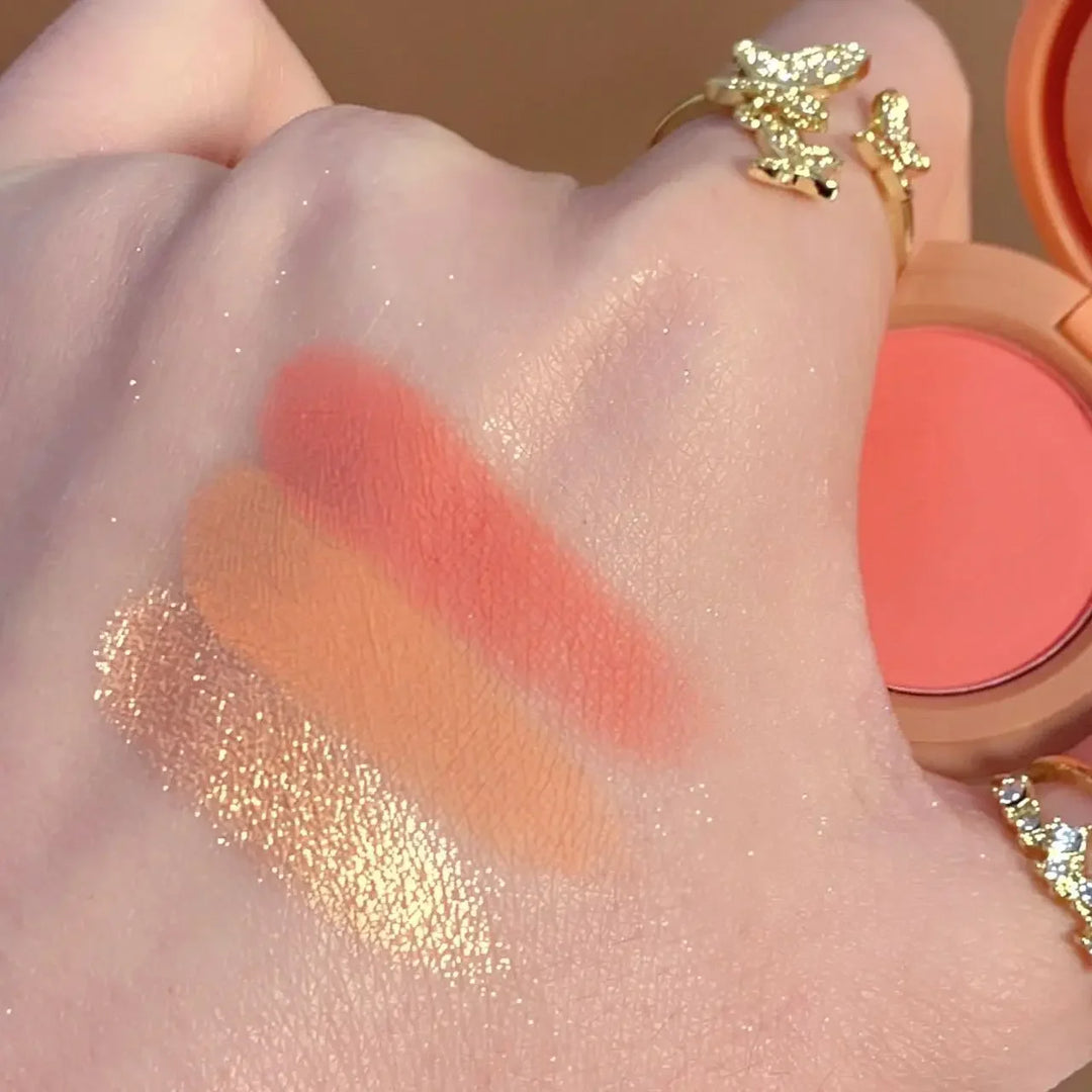 3-in-1 Blush Palette Pressed Highlighter Palette