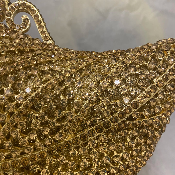 Crystal Diamond Evening Clutch Bag