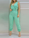 Women's Summer V-neck Jumpsuit-jumpsuit-Bennys Beauty World