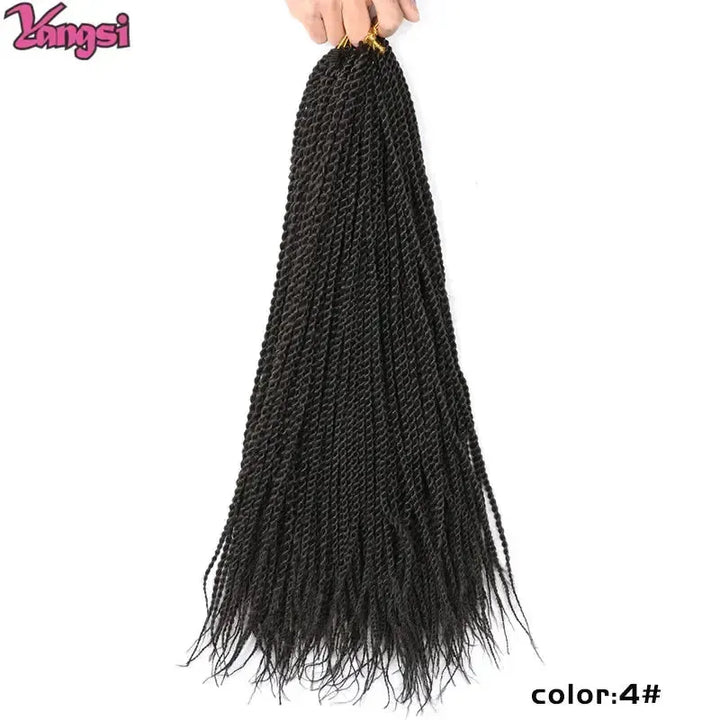 Full Star Pre-Twisted Crochet Braids – 30 Strands/Pack Synthetic Ombre Braiding Hair-braids-Bennys Beauty World